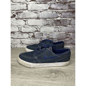Nike Janoski Stefan SB Zoom Blue Denim Skateboarding Shoes Men 10.5M 615957-449